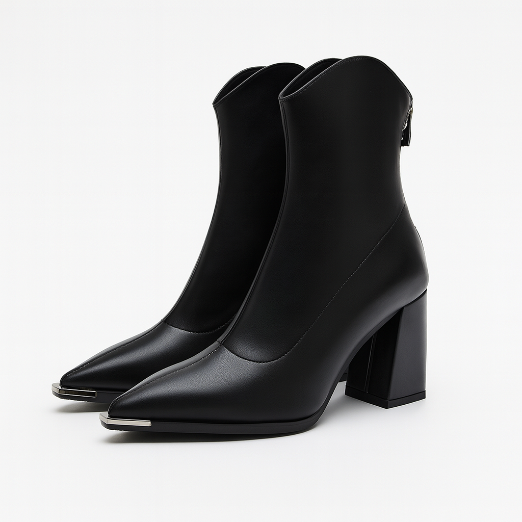 Women's Chelsea Leather Boot - 
Fashinoza