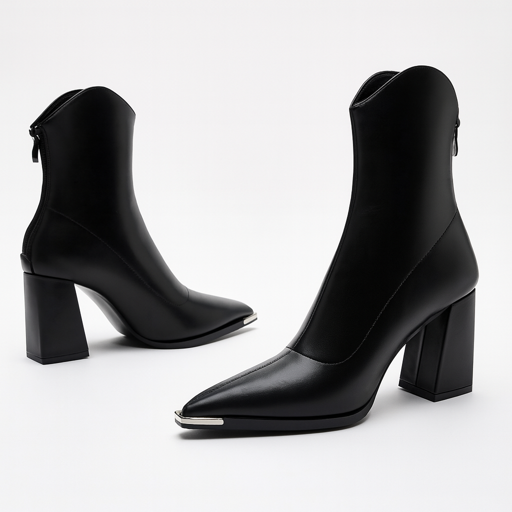 Beatrice | Women’s Spring Pointed Toe Block Boots