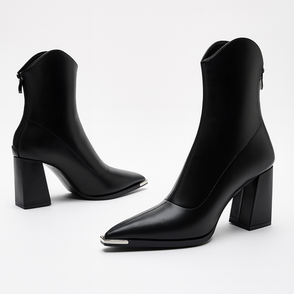 Beatrice | Women’s Spring Pointed Toe Block Boots