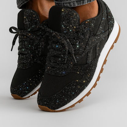 Women's Glitter Sneakers Chunky Style