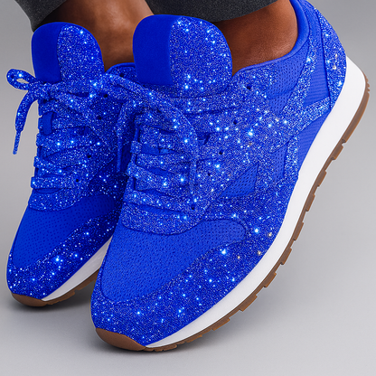 Women's Glitter Sneakers Chunky Style
