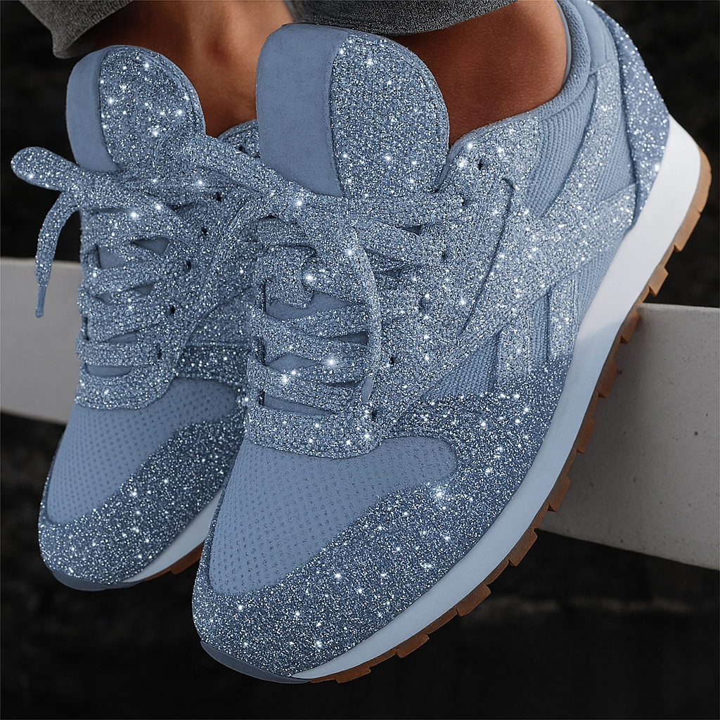 Women's Glitter Sneakers Chunky