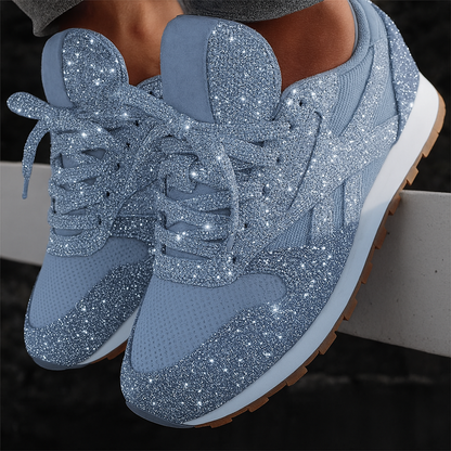 Women's Glitter Sneakers Chunky Style