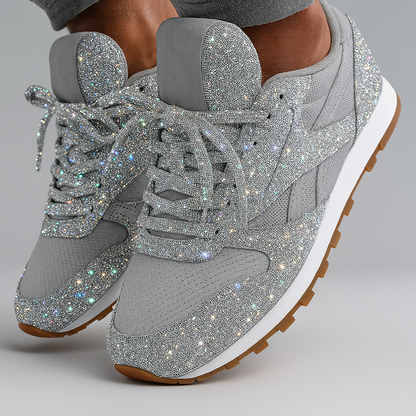 Women's Glitter Sneakers Chunky Style