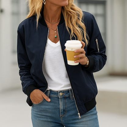Women's Bomber Jacket - Fashinoza