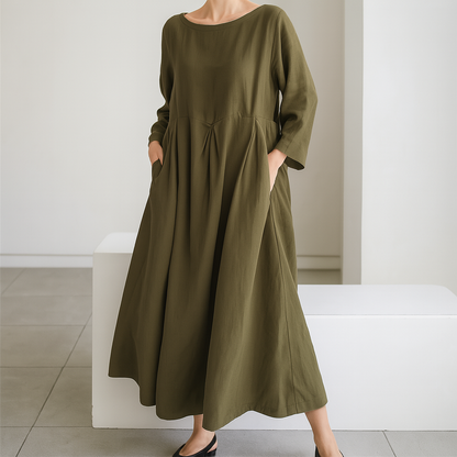 Women's Relaxed Fit Dress Breathable Comfort - Fashinoza