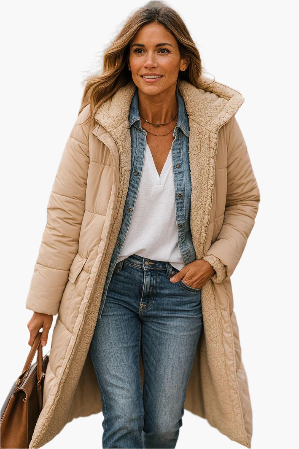 Audrey | Women Spring Long Puffer Coat