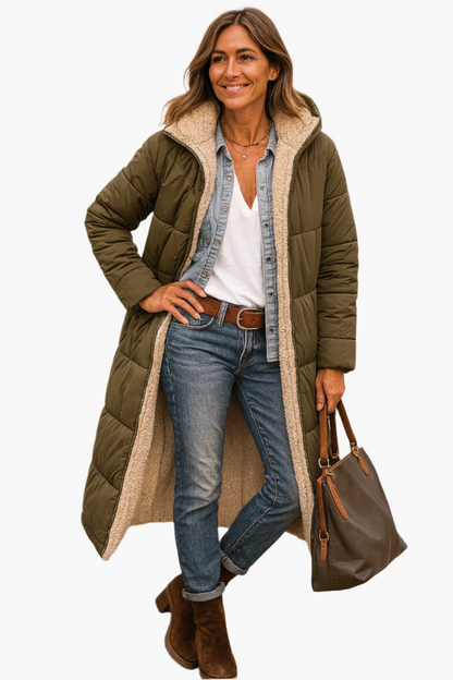 Audrey | Women Spring Long Puffer Coat