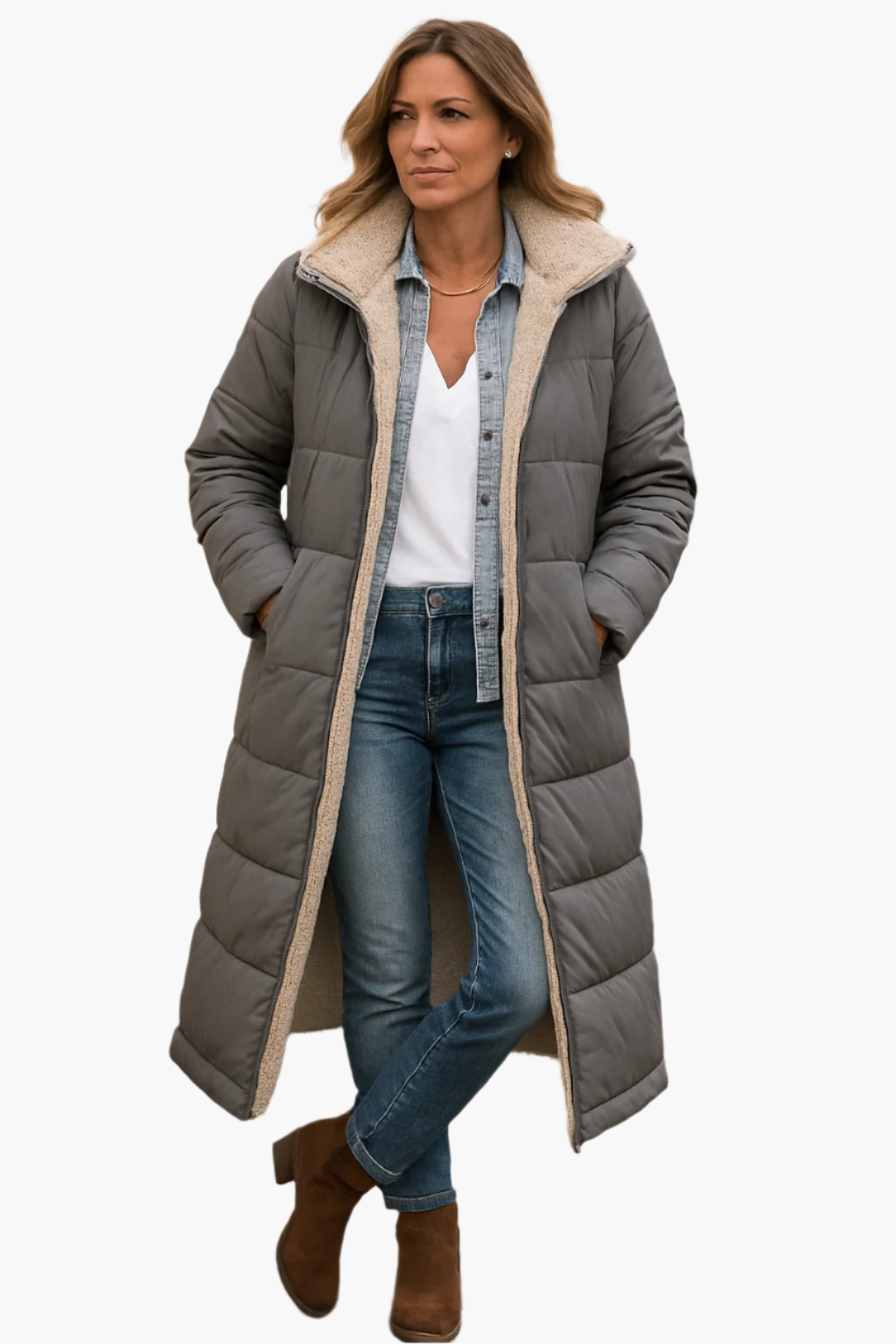 Audrey | Women Spring Long Puffer Coat