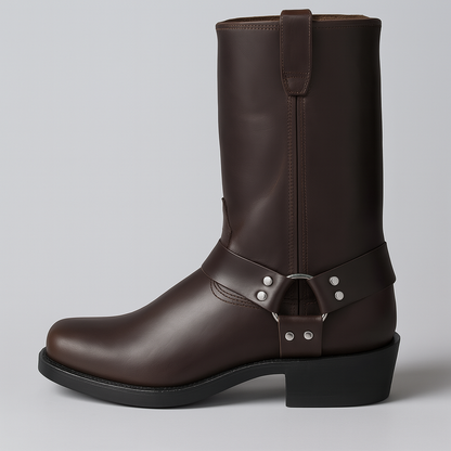 Women's Vintage Cowboy Boots Durable Leather