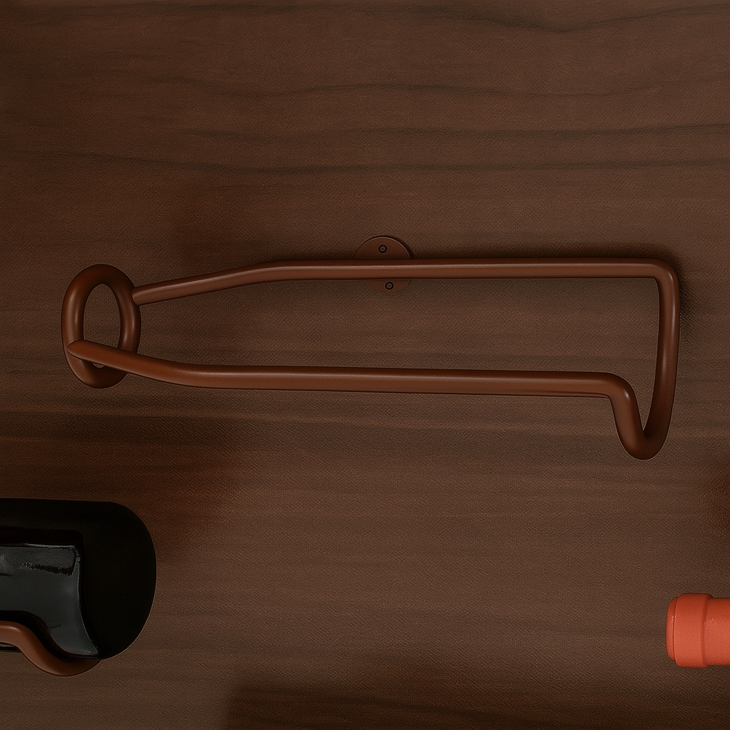 Wall Mounted Wine Rack Iron 5 Piece Set