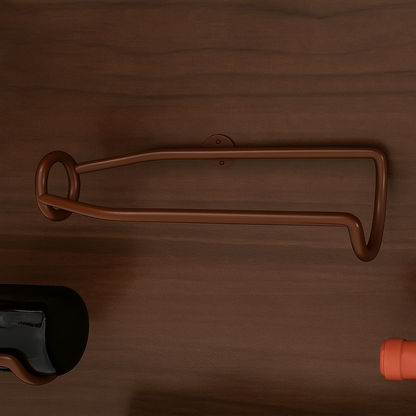 Wall Mounted Wine Rack Iron 5 Piece Set