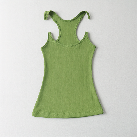 Women's Ribbed Tank Invisible Strap - Fashinoza