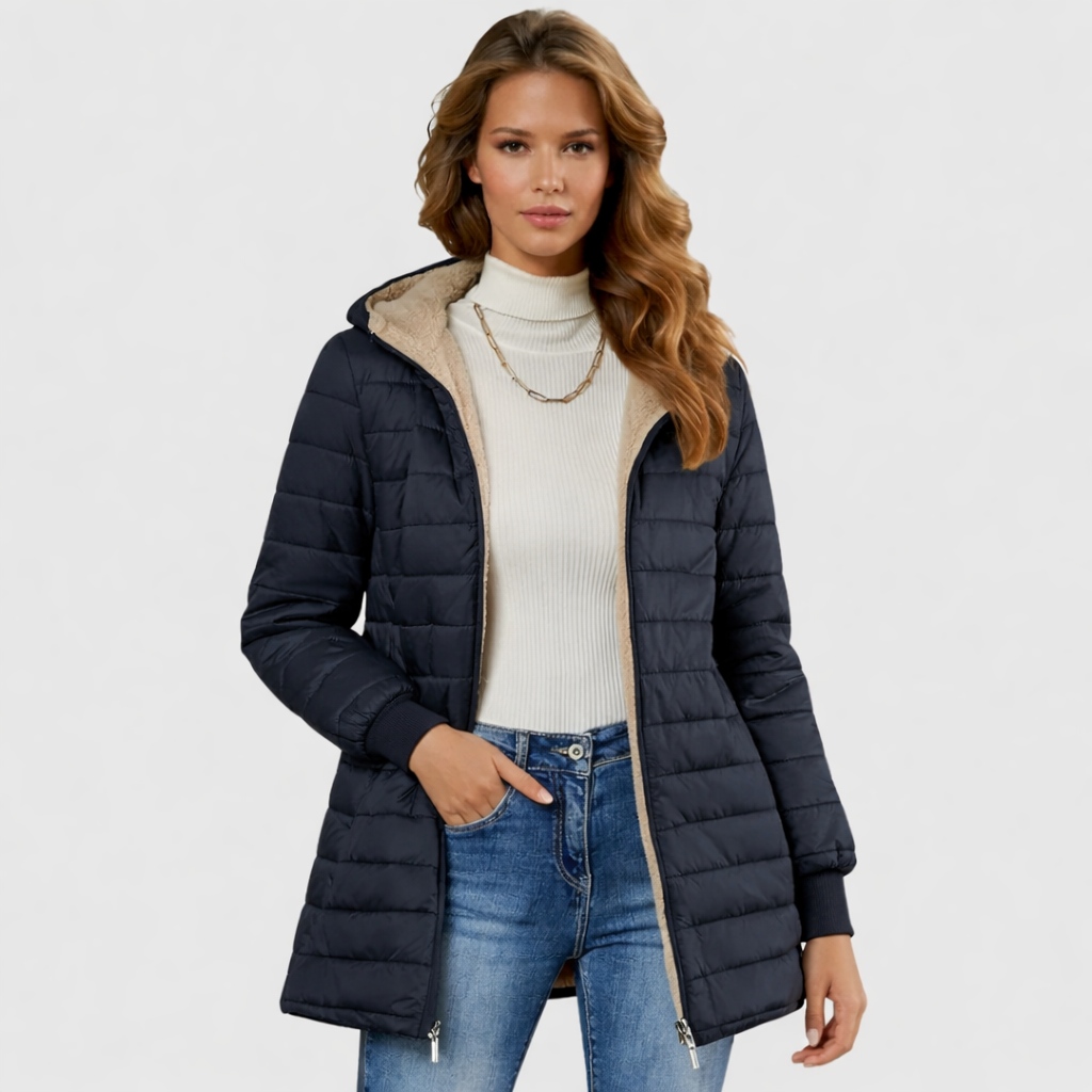 Women's Sherpa Lined Winter Coat