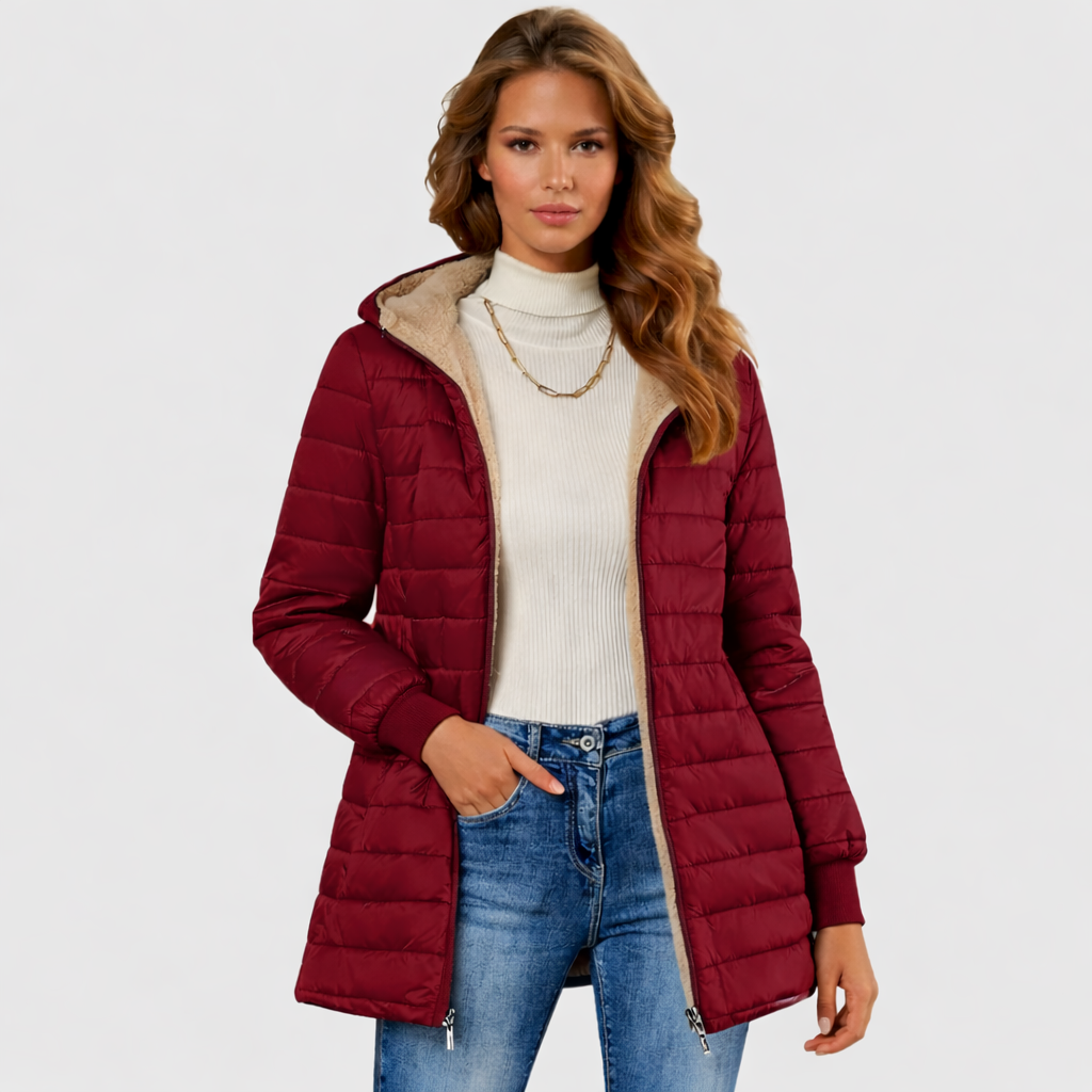 Women's Sherpa Lined Winter Coat