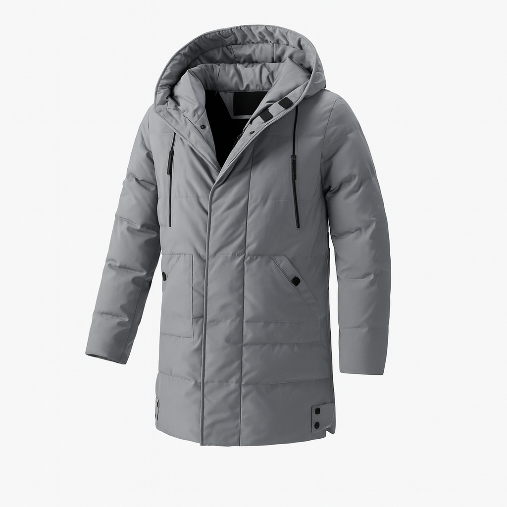 Men's Insulated Hooded Jacket Warm Water Resistant