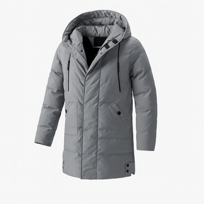 Men's Insulated Hooded Jacket Warm Water Resistant