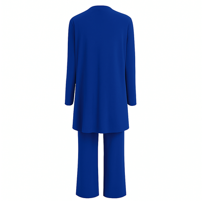 Women's 3-Piece Cardigan Set Tank Wide Leg Pants