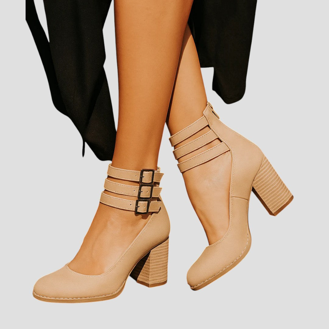 Women's Ankle Strap Block Heels