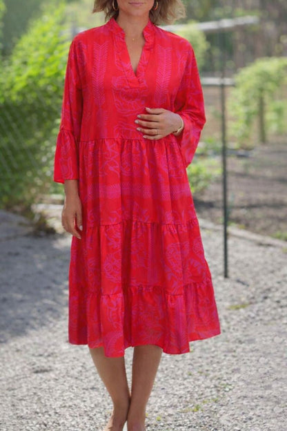 Women's Flowy Maxi Dress Loose Fit Draped Sage