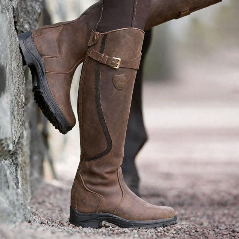 Women's Knee High Zip Boots