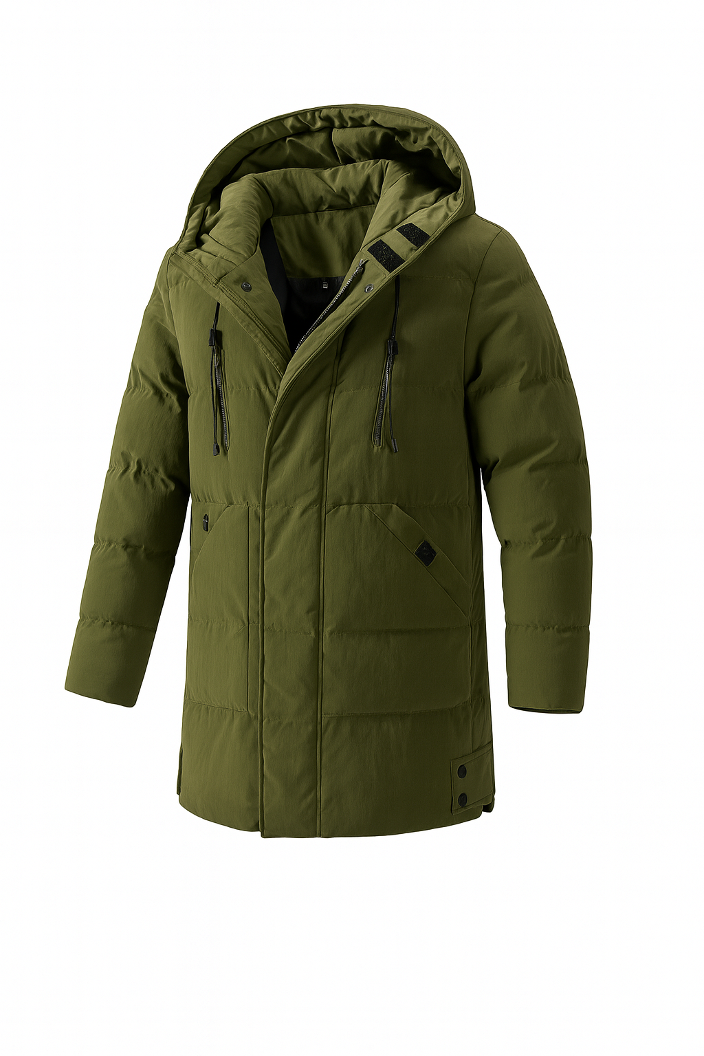 Men's Insulated Hooded Jacket Warm Water Resistant