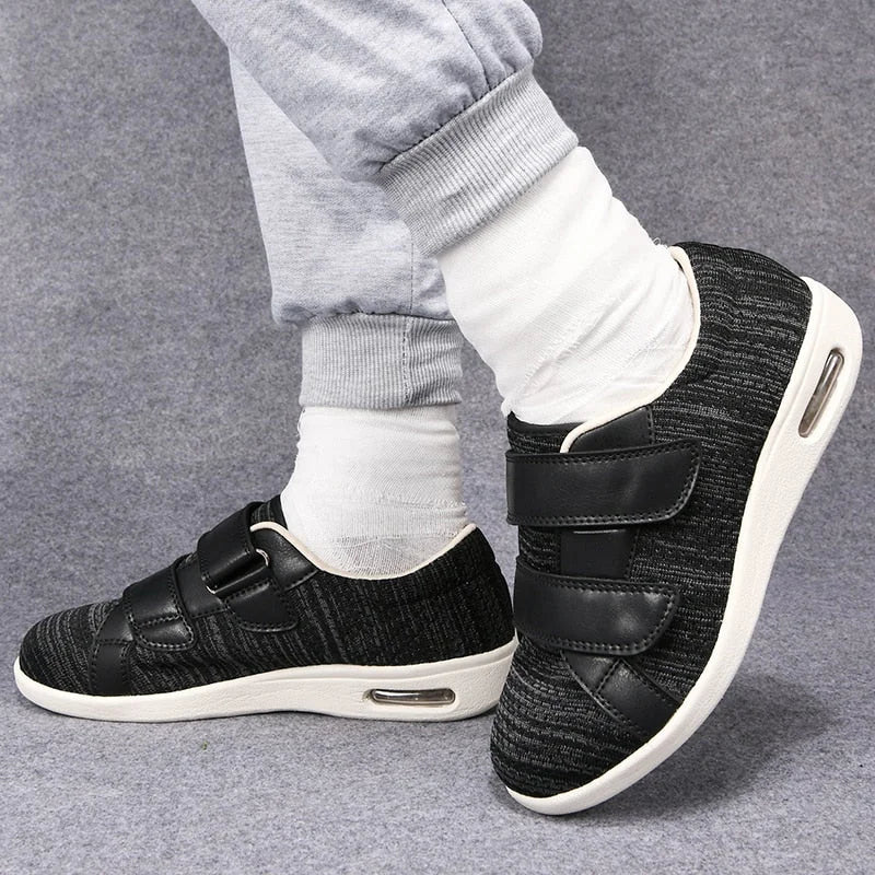 Women's Mesh Walking Shoes Adjustable Orthopedic Seniors Breathable Slip-On Sneakers