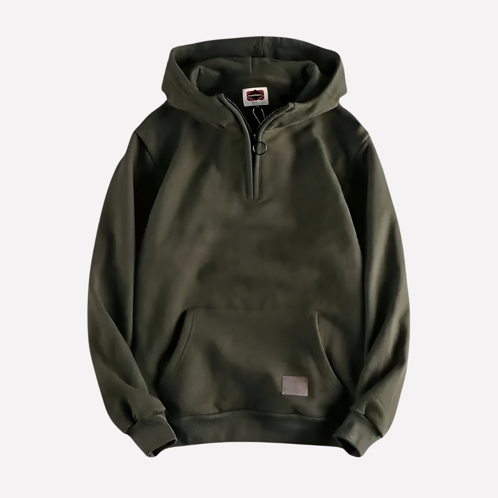 Men's Half Zip Fleece Hoodie