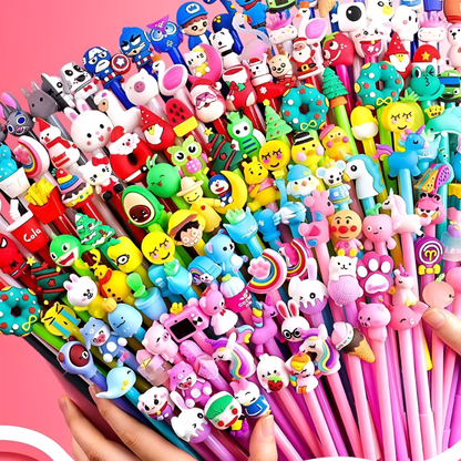 20 Piece Cartoon Gel Pen Set - Fashinoza