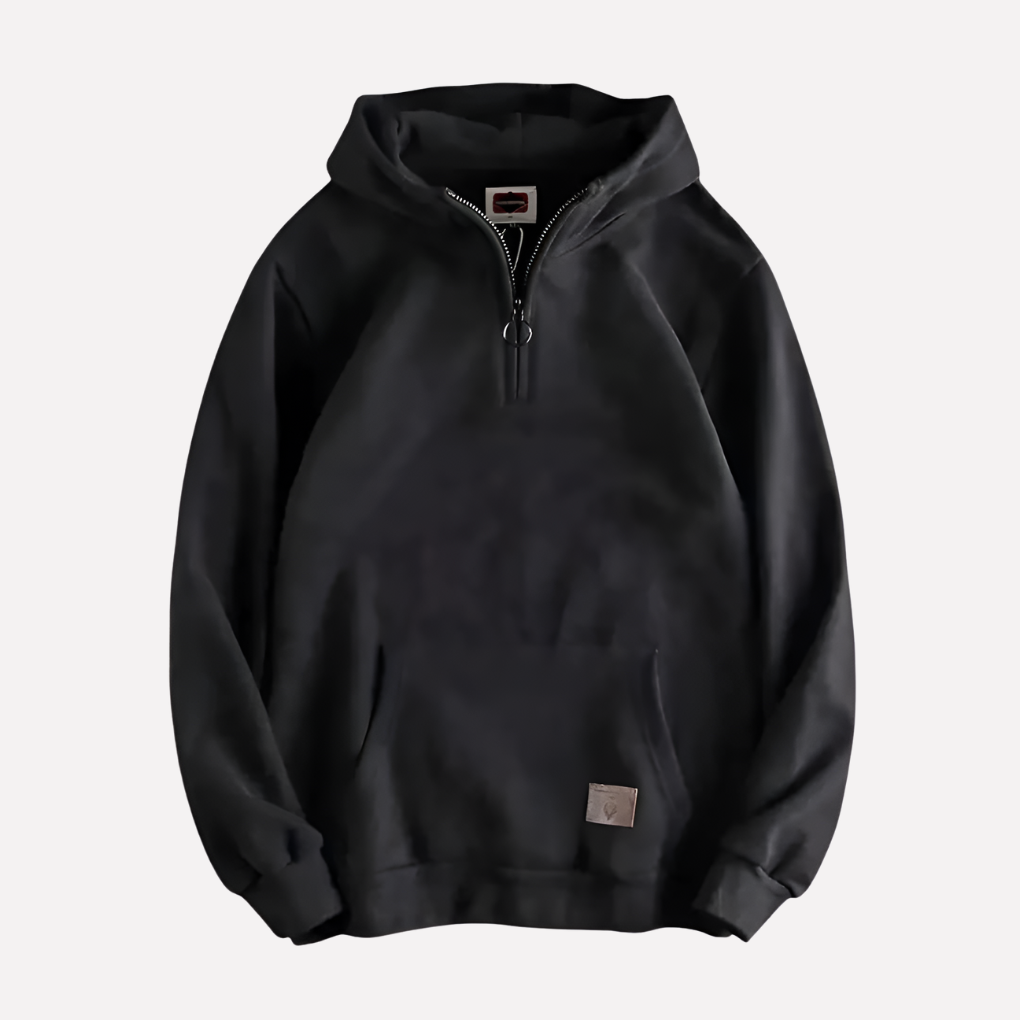 Men's Half Zip Fleece Hoodie