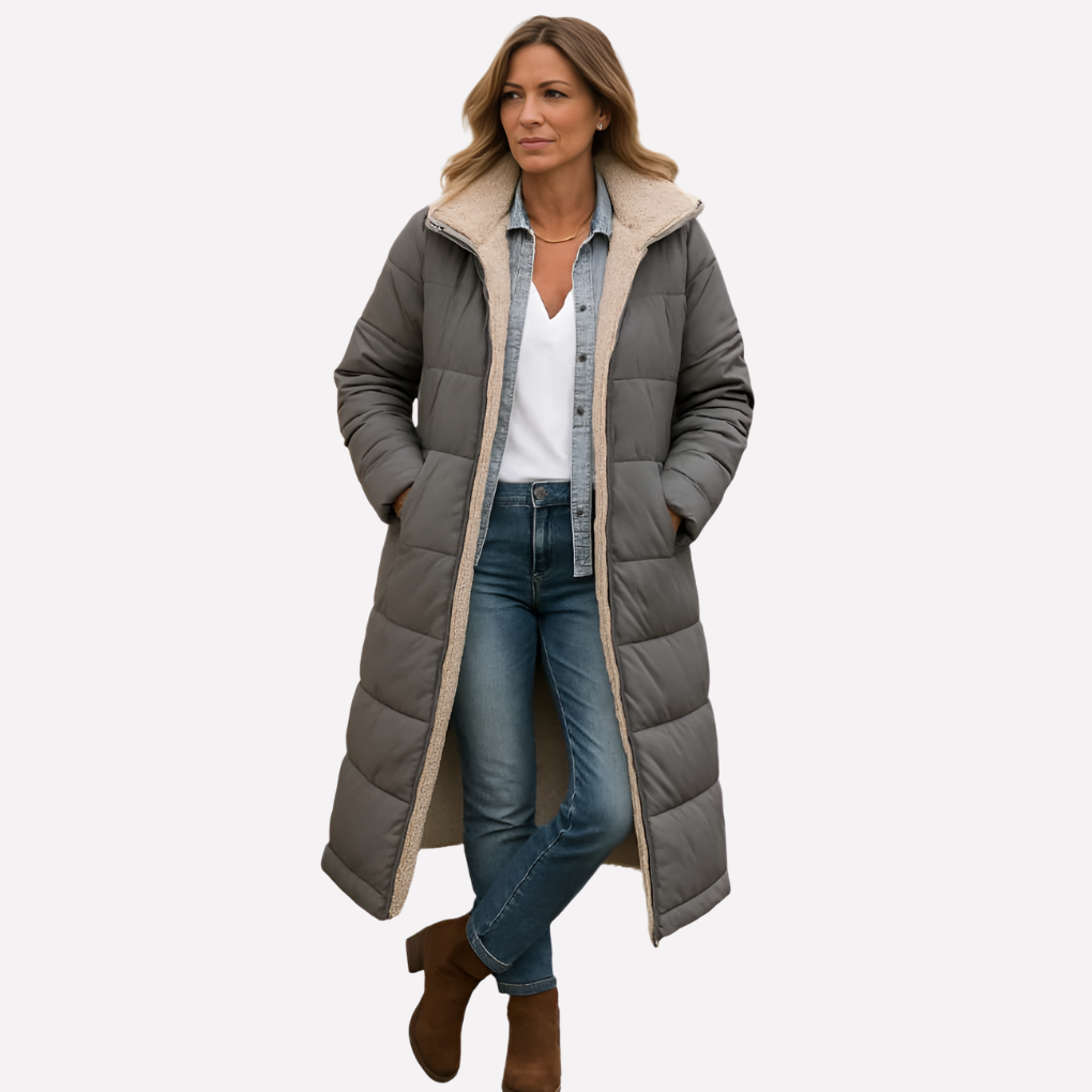 Women's Quilted Coat Hooded Insulated