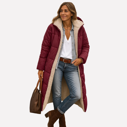 Women's Quilted Coat Hooded Insulated