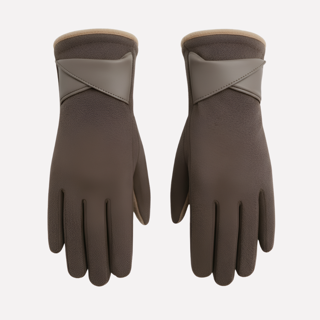 Women's Insulated Winter Gloves Adjustable Strap - Fashinoza