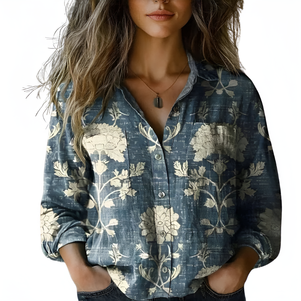 Women's Button Down Shirt Cotton