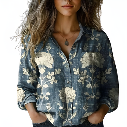 Women's Button Down Shirt Cotton