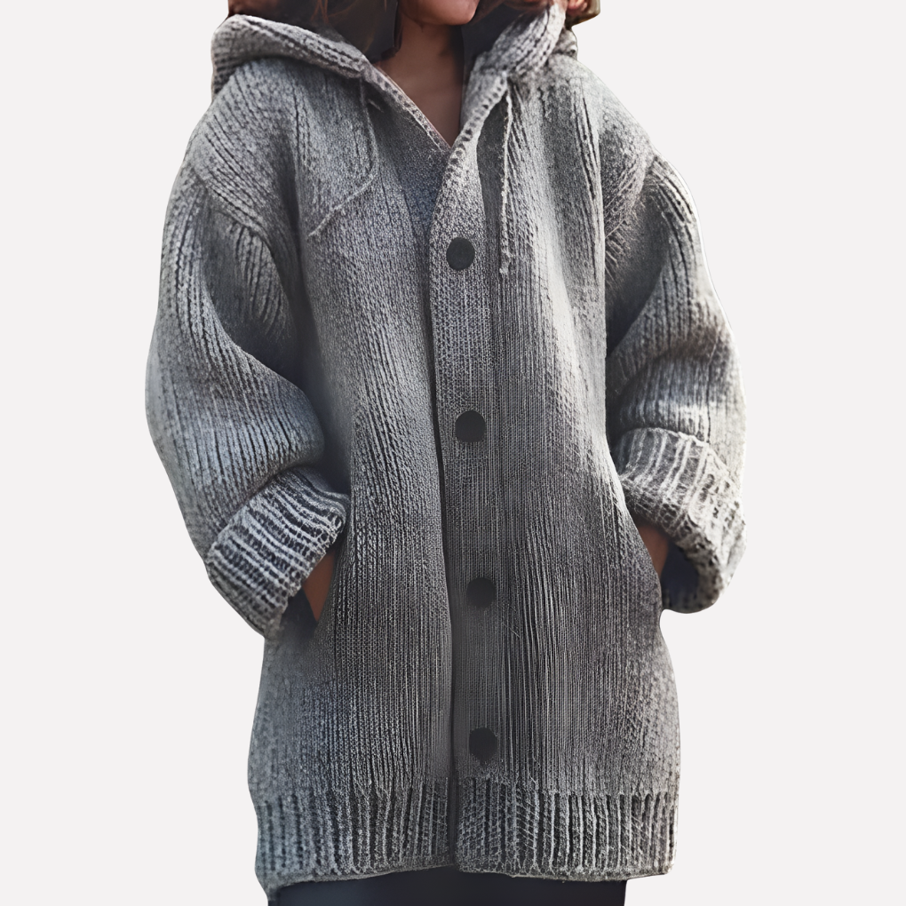 Women's Long Cardigan Hooded