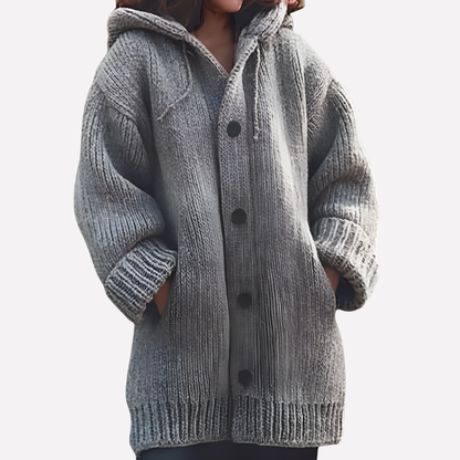 Women's Long Cardigan Hooded