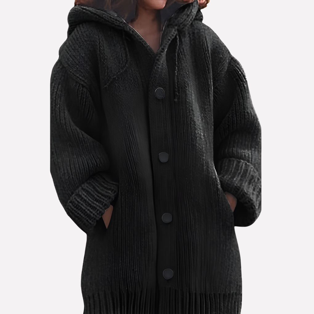 Women's Long Cardigan Hooded