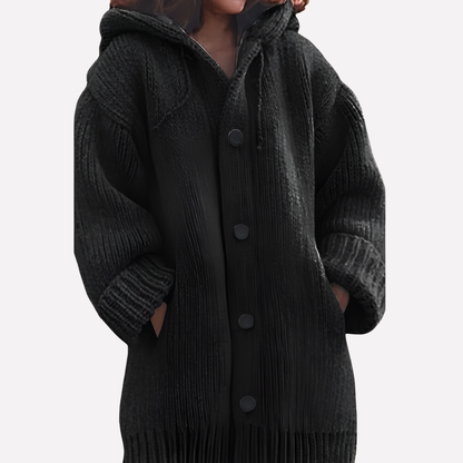 Women's Long Cardigan Hooded