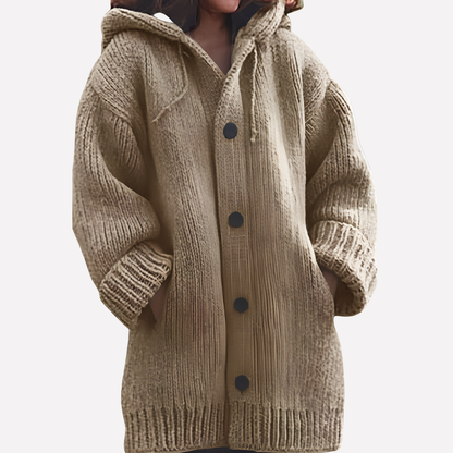 Women's Long Cardigan Hooded