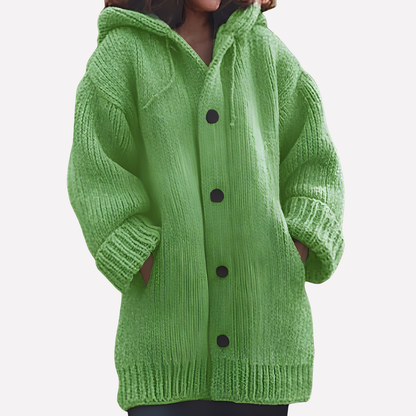 Women's Long Cardigan Hooded