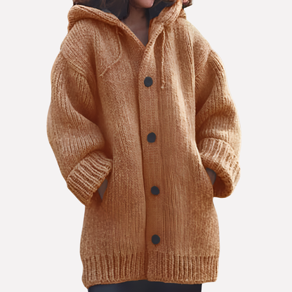 Women's Long Cardigan Hooded