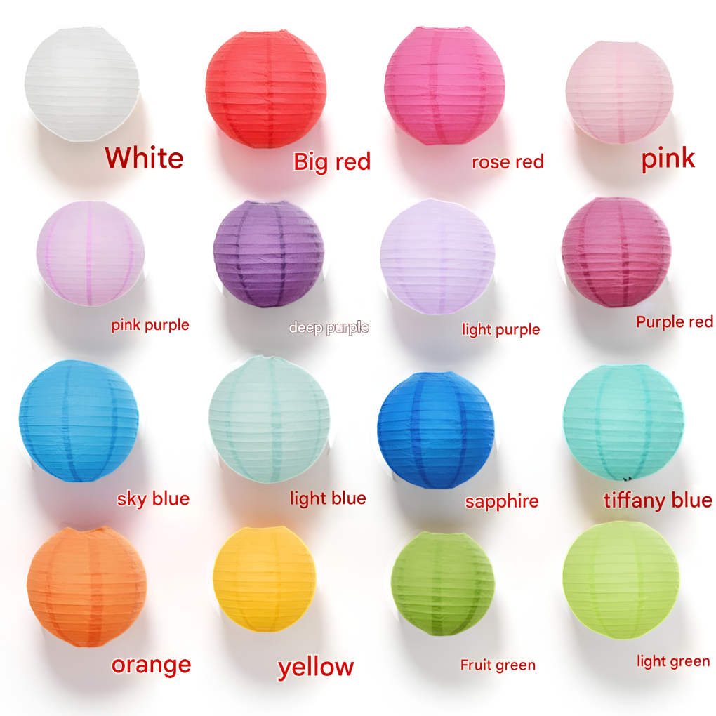 20 Piece Paper Lantern Decorations - Fashinoza