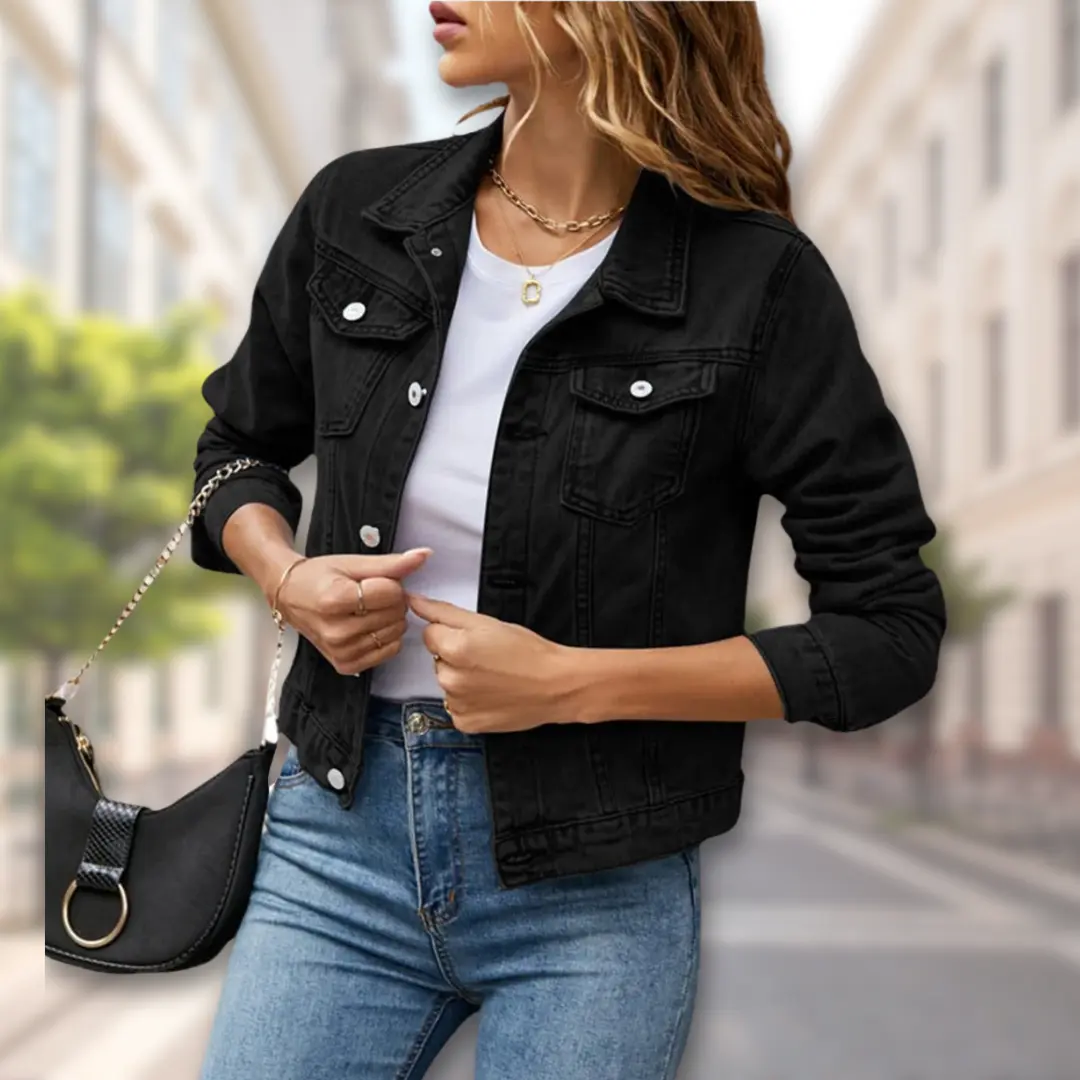 Chic Button-Up Jacket for Women – Effortlessly Stylish & Versatile-Caliboot