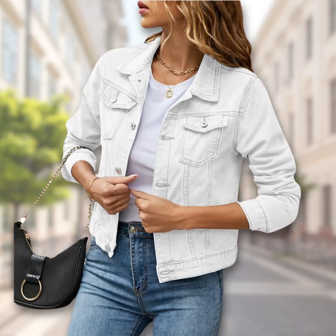 Chic Button-Up Jacket for Women – Effortlessly Stylish & Versatile-Caliboot