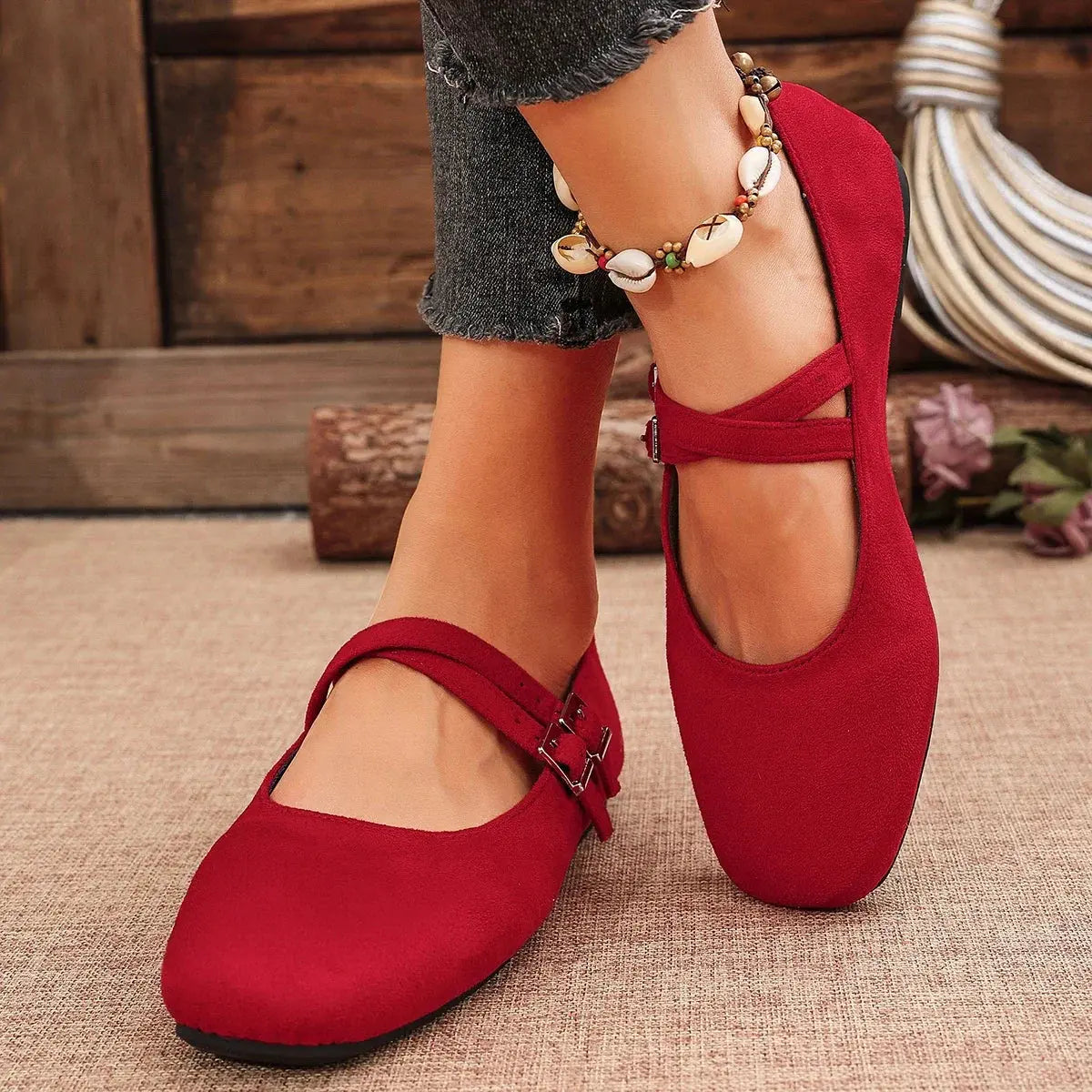 Women's Leopard Print Ballet Flats Comfortable Ballerina Shoes - 
Fashinoza
