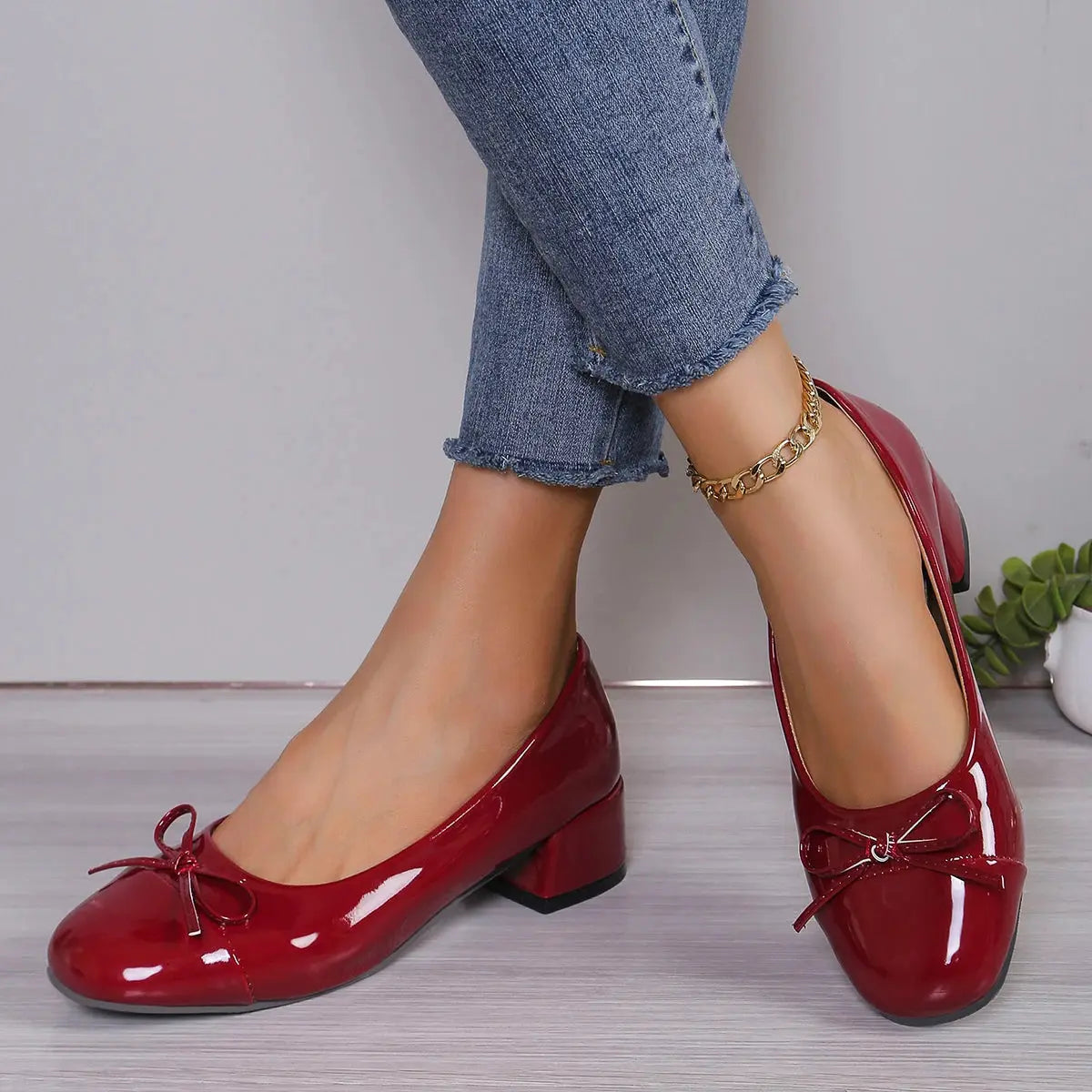 Chic Platform Heels for Women – Elegant Bow-Knot Design & Comfortable All-Day Wear