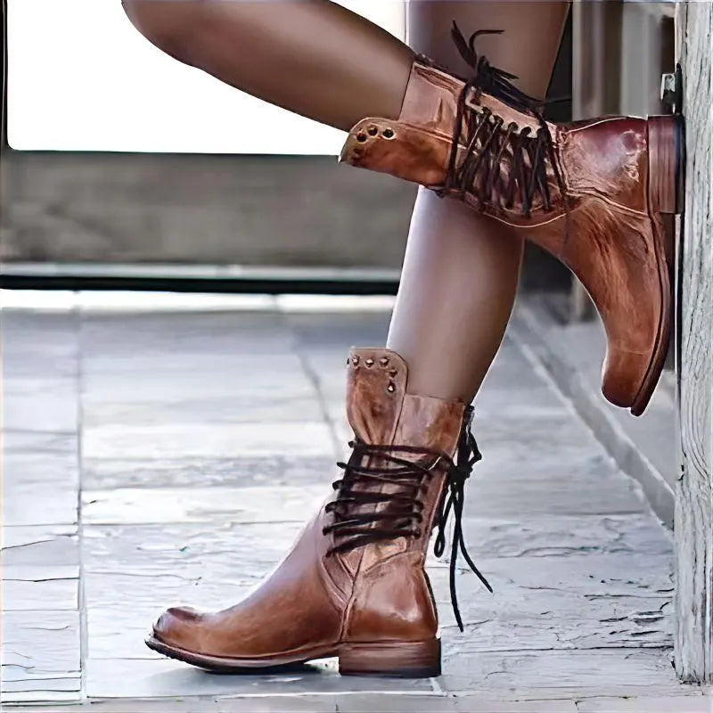 Chunky Heel Ankle Boots for Women – Stylish & Comfortable