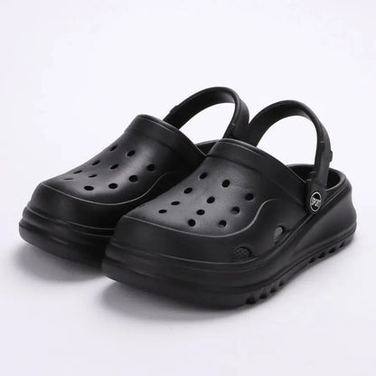 Chunky Platform Clogs for Women – Stylish & Non-Slip Comfort