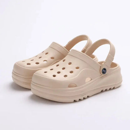Women's Chunky Platform Clogs Non-Slip Comfort - 
Fashinoza